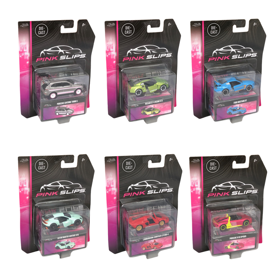 Pink Slips - 1:64 Diecast Vehicle Assortment #4