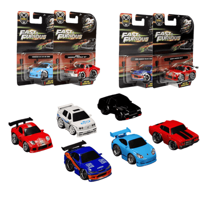 Fast & Furious - 1:43 Small Blocks Diecast Vehicle Wave 2 Assortment (Display of 6)