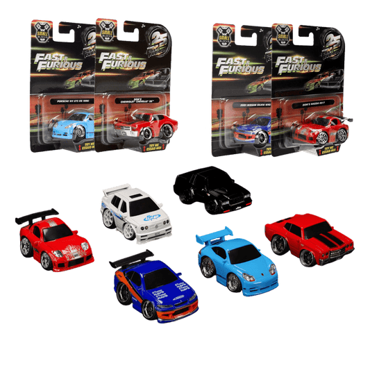 Fast & Furious - 1:43 Small Blocks Diecast Vehicle Wave 2 Assortment (Display of 6)