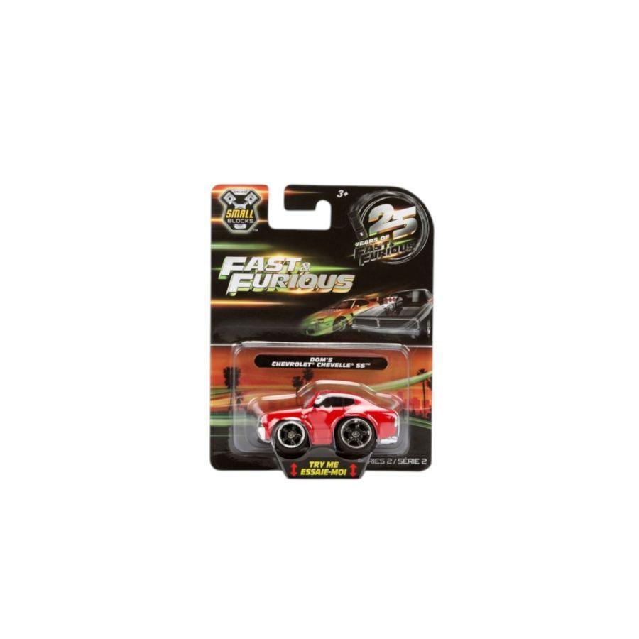 Fast & Furious - 1:43 Small Blocks Diecast Vehicle Wave 2 Assortment (Display of 6)