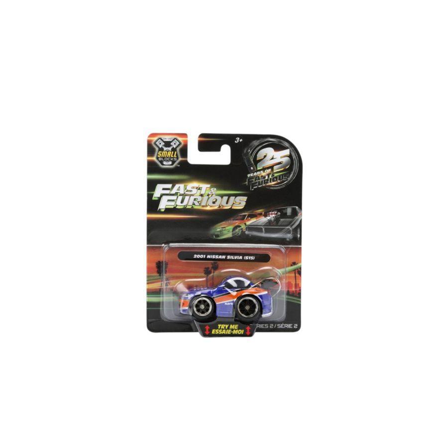 Fast & Furious - 1:43 Small Blocks Diecast Vehicle Wave 2 Assortment (Display of 6)