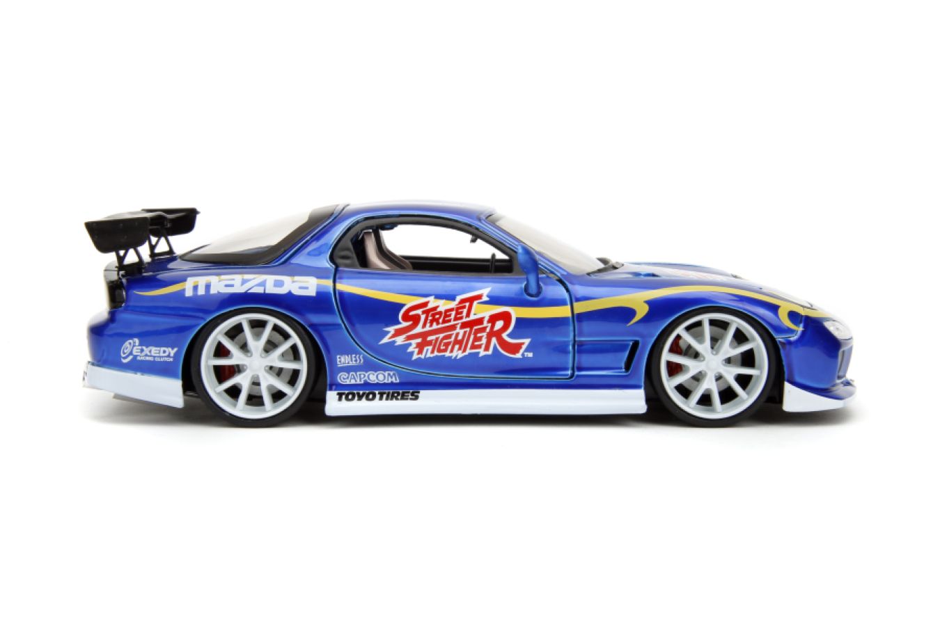 Street Fighter - Mazda RX-7 (1993) 1:24 Scale with Chun-Li Figure