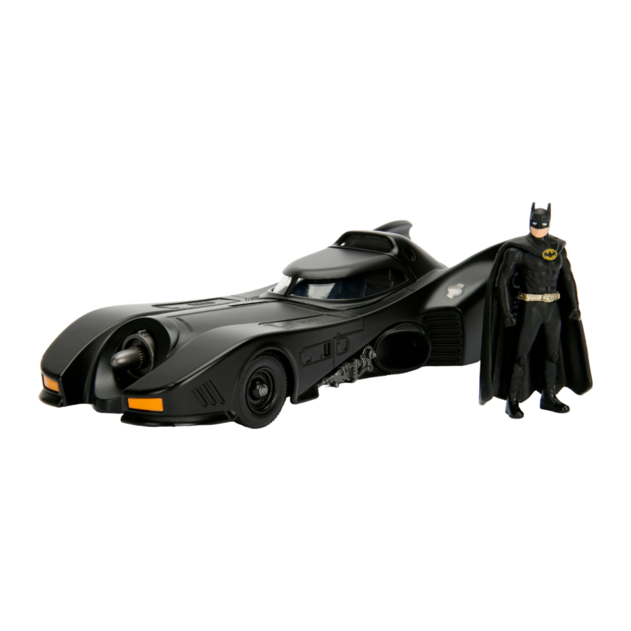 Batman (1989) - Batmobile with Batman 1:24 Scale Diecast Model Kit