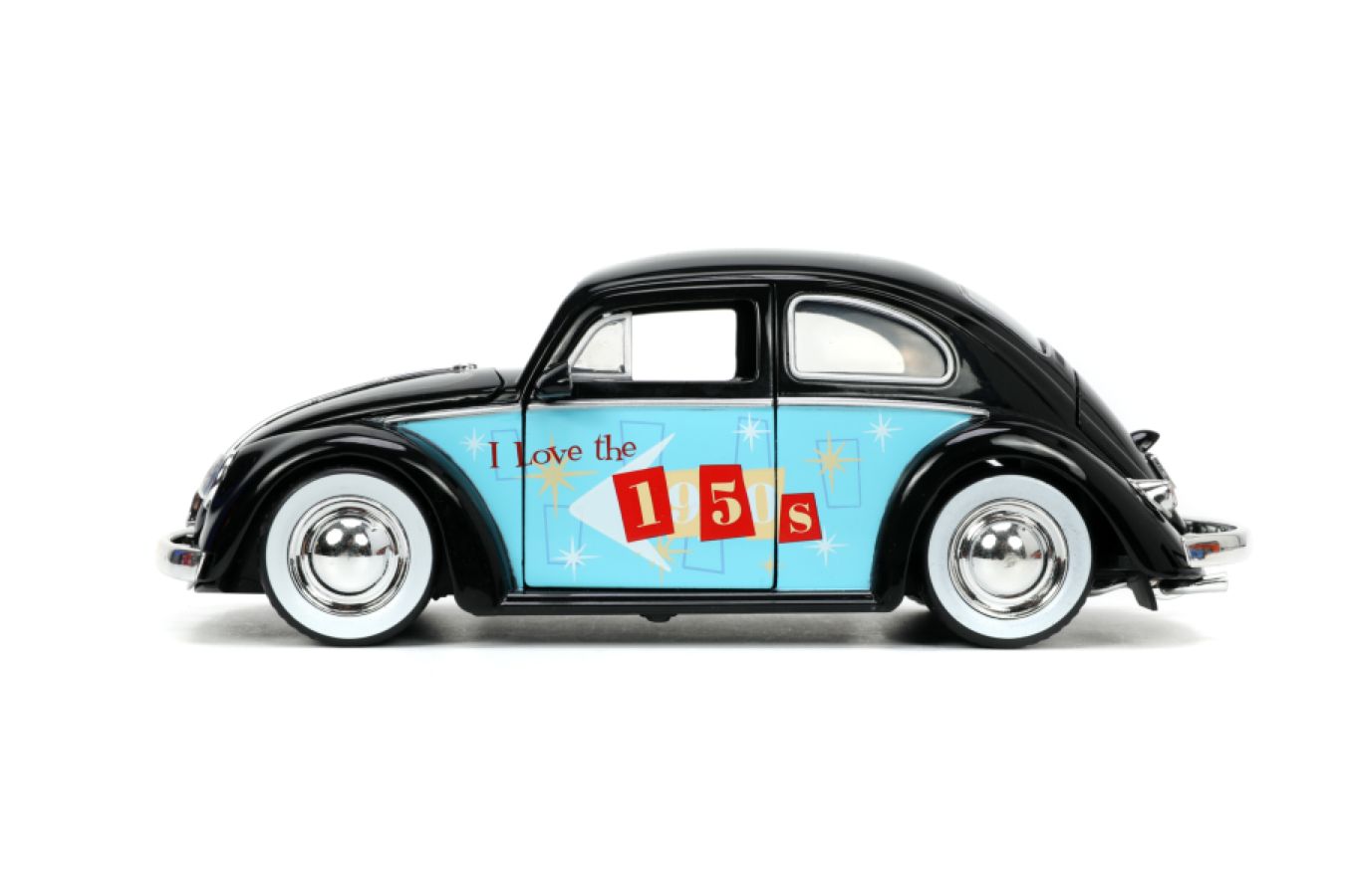 I Love The - 50's 1959 Volkswagon Beetle 1:24 Scale