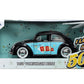 I Love The - 50's 1959 Volkswagon Beetle 1:24 Scale