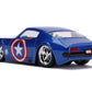 Marvel Comics - Captain America 1972 Pontiac Firedbird 1:32 Scale Hollywood Ride