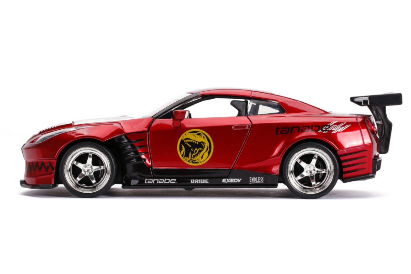Power Rangers - '09 Nissan GT-R Red 1:24 Scale Hollywood Ride
