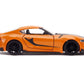 Fast and Furious 9: The Fast Saga - 2020 Toyota Supra Metallic Orange 1:32 Scale Hollywood Ride