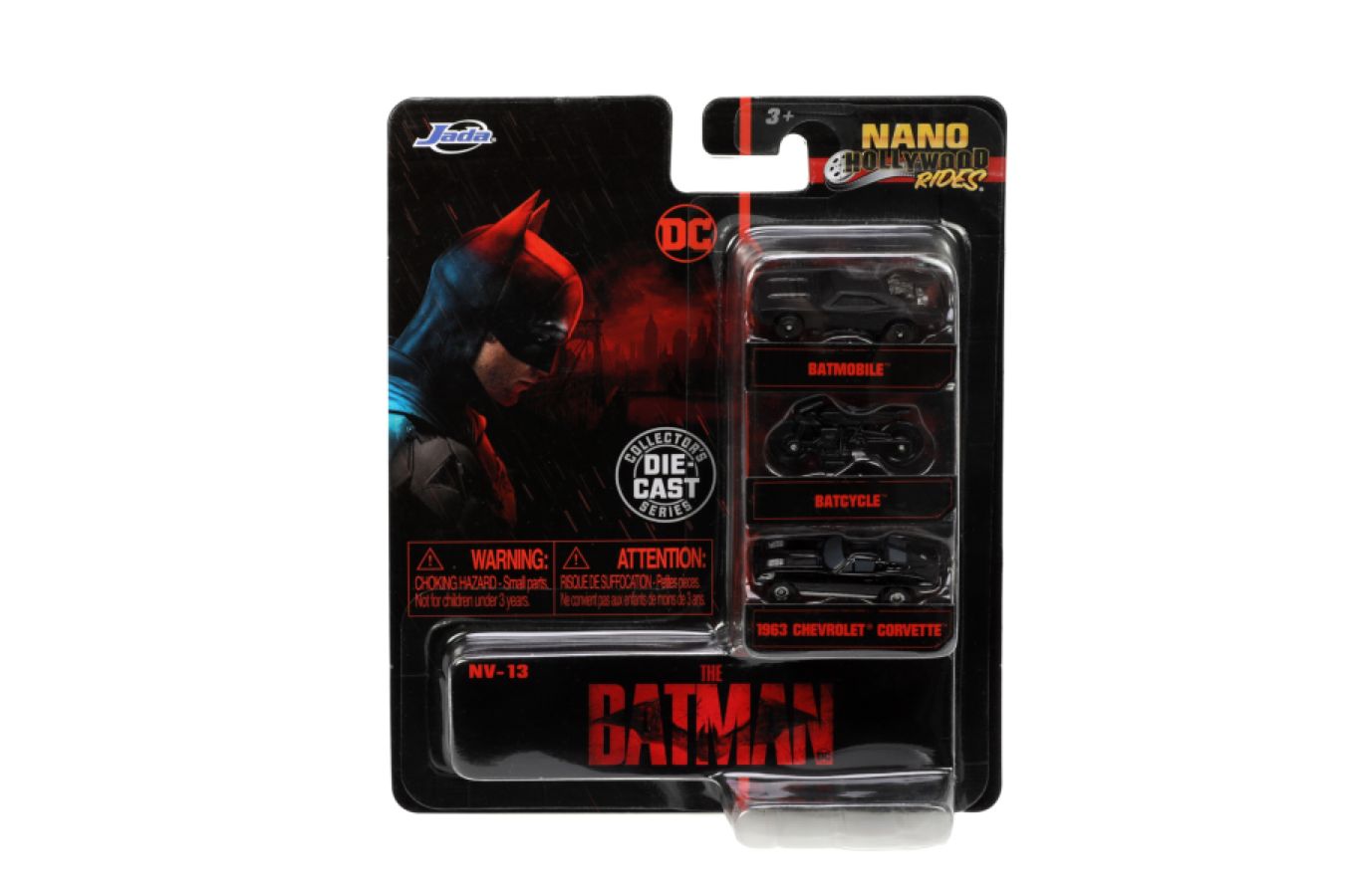 The Batman - Nano Hollywood Ride 3-Pack