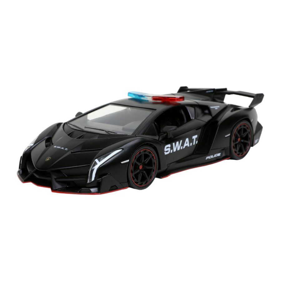 Hyperspec - 2017 Lamborghini Veneno Black 1:24 Scale