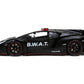 Hyperspec - 2017 Lamborghini Veneno Black 1:24 Scale