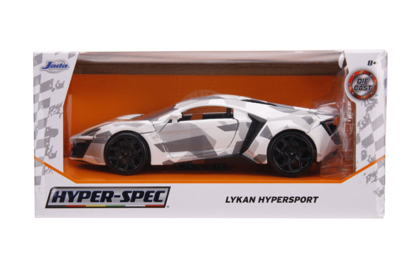 HyperSpec - Lykan Hypersport White / Camo 1:24 Scale Diecast Vehicle