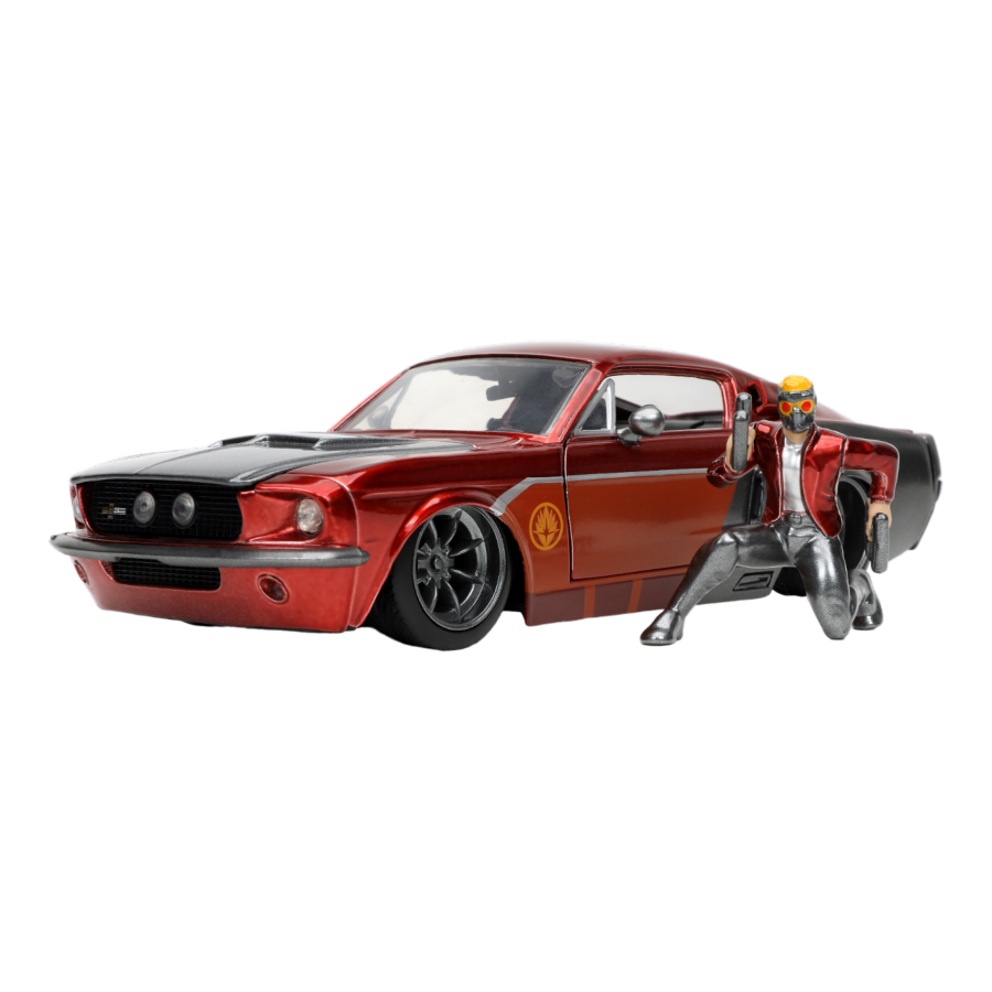 Guardians of the Galaxy (comics) - Star-Lord & 1967 Ford Mustang 1:24 Scale