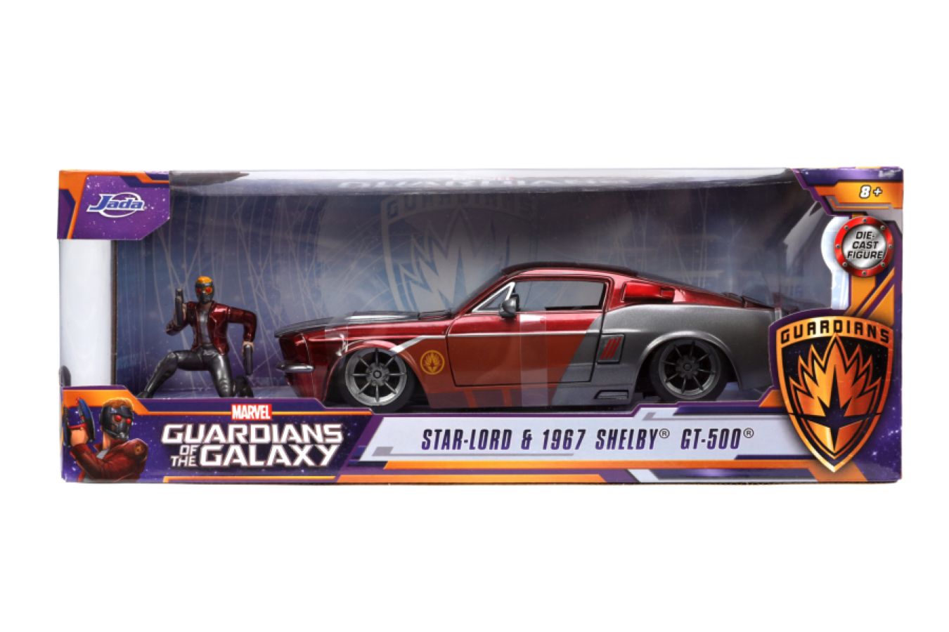 Guardians of the Galaxy (comics) - Star-Lord & 1967 Ford Mustang 1:24 Scale