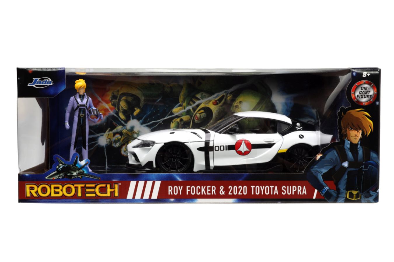 Robotech - Roy Focker & 2020 Toyota Supra 1:24 Scale