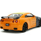 Naruto - Nissan GT-R R35 (2009) 1:24 Scale with Naruto Figure Hollywood Rides Diecast Vehicle