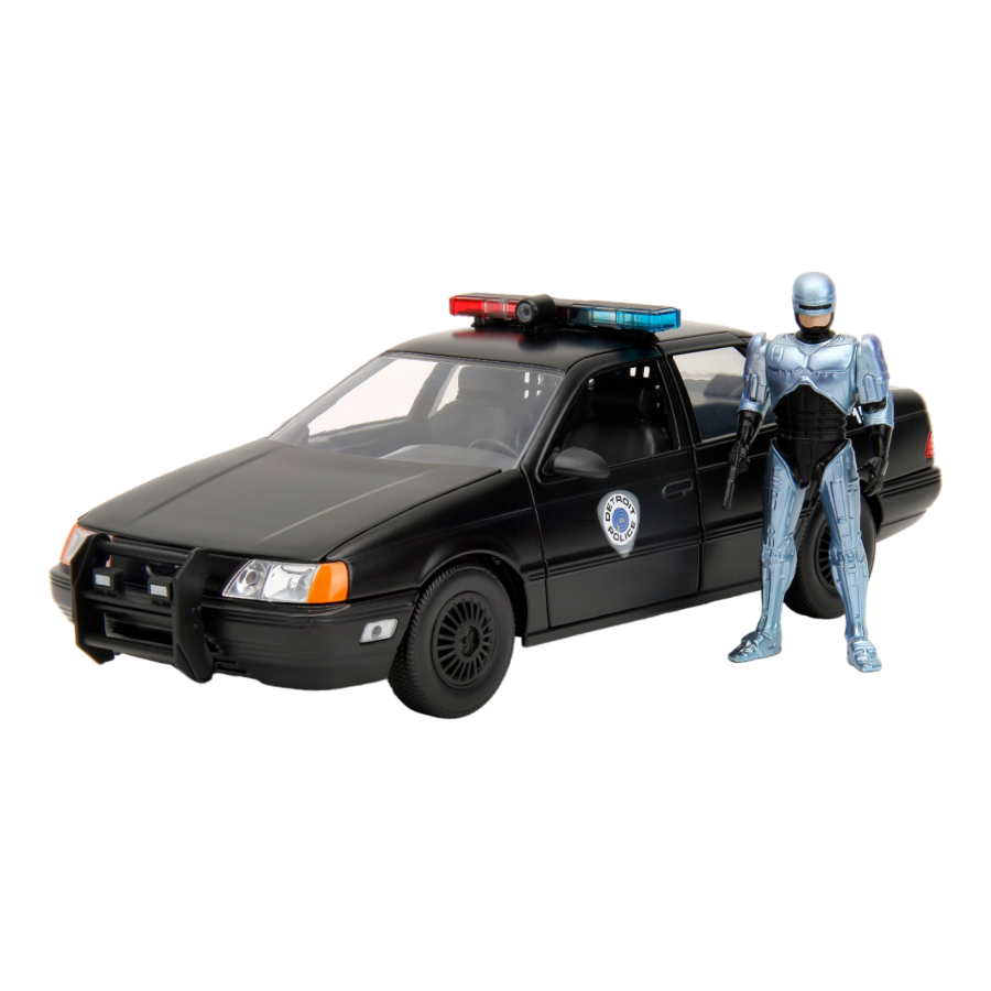 Robocop - 1986 Ford Taurus with Robocop 1:24 Scale Set