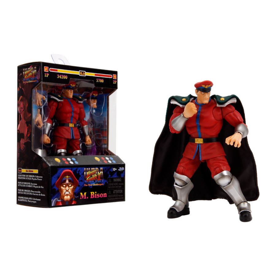 Street Fighter - M. Bison 6" Action Figure