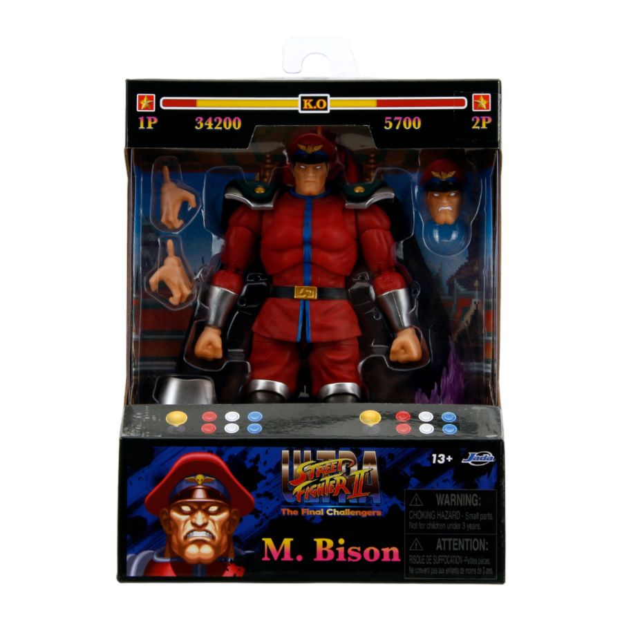 Street Fighter - M. Bison 6" Action Figure