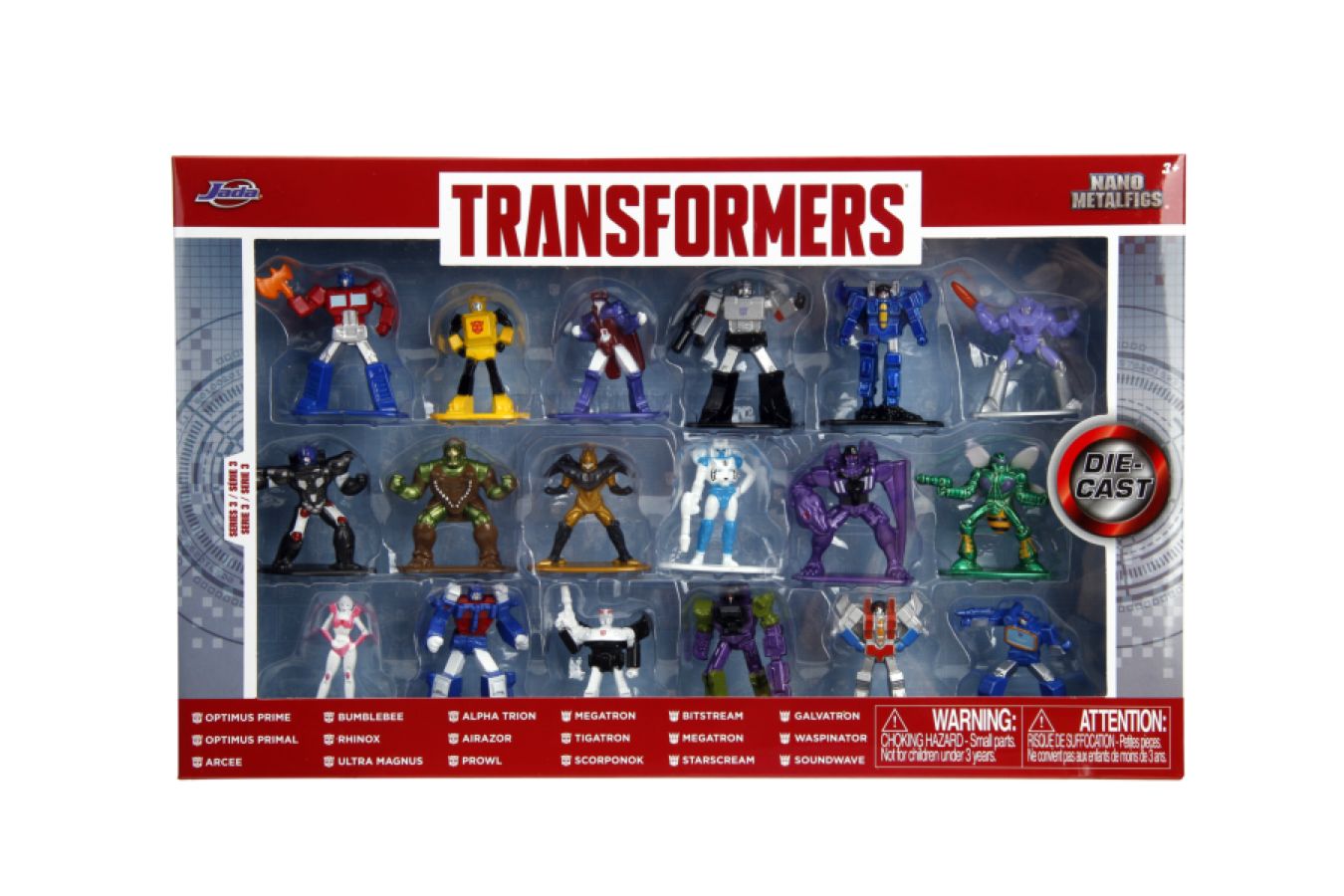 Transformers - Nano MetalFigs Series 3 18-Pack