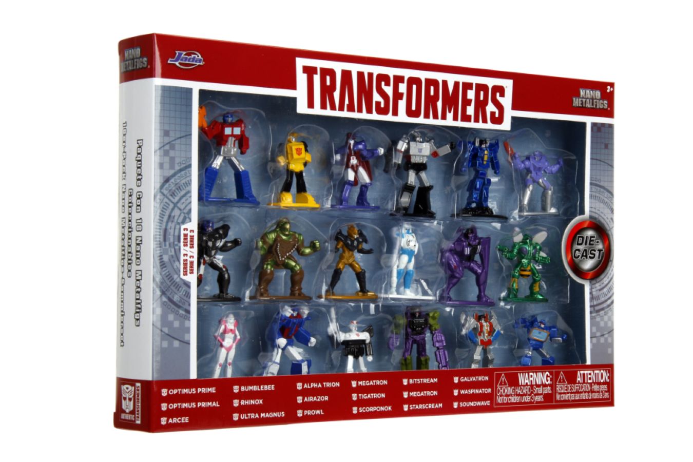 Transformers - Nano MetalFigs Series 3 18-Pack