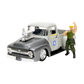 Street Fighter - Ford F-100 (1956) 1:24 with Guile Figure Hollywood Rides Diecast Vehicle
