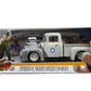 Street Fighter - Ford F-100 (1956) 1:24 with Guile Figure Hollywood Rides Diecast Vehicle