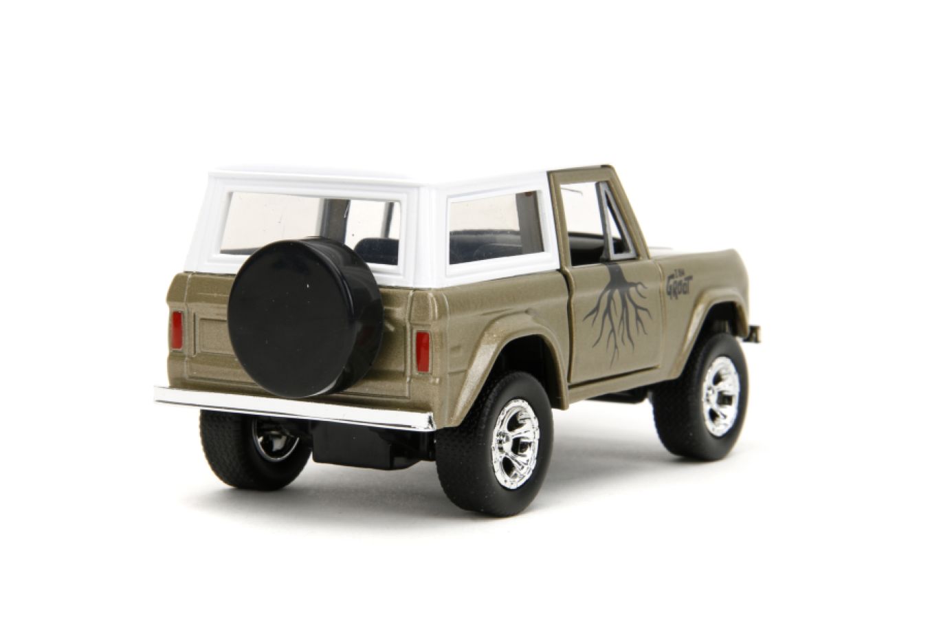 Marvel Comics - 1973 Ford Bronco Hard Top 1:32 Scale Hollywood Ride with Groot Set