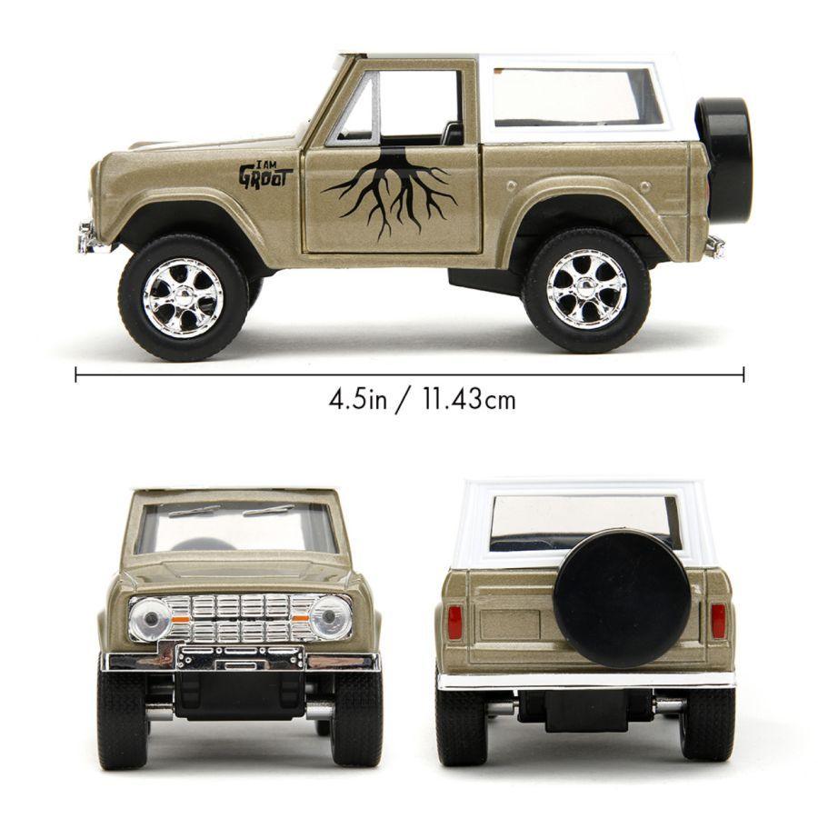 Marvel - 1:32 1973 Ford Bronco Groot Diecast Vehicle