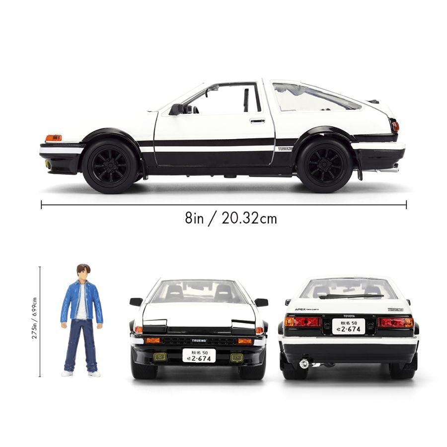 Initial D - 1:24 1986 Toyota Trueno with Takumi