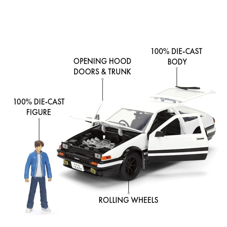 Initial D - 1:24 1986 Toyota Trueno with Takumi