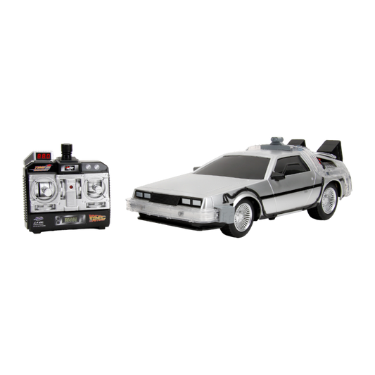 Back to the Future - Time Machine Remote Control 1:16 Scale Vehicle (with Light Up Function)