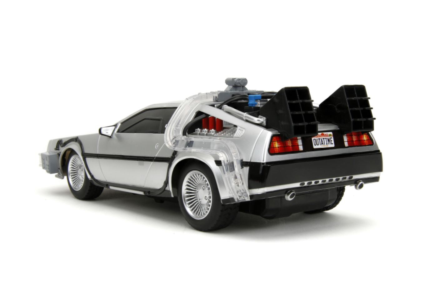 Back to the Future - Time Machine Remote Control 1:16 Scale Vehicle (with Light Up Function)