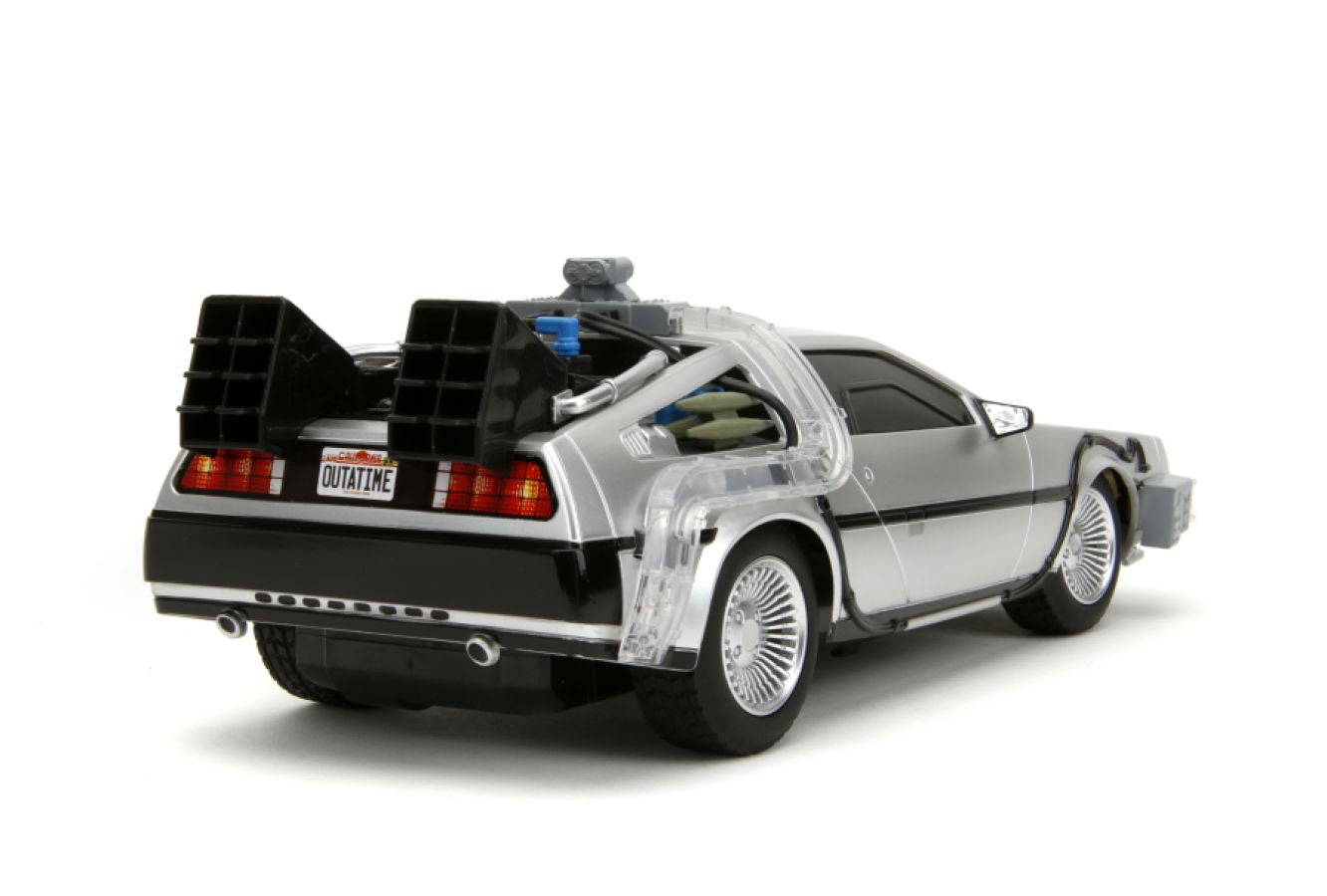 Back to the Future - Time Machine Remote Control 1:16 Scale Vehicle (with Light Up Function)