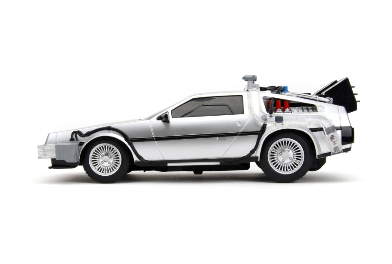 Back to the Future - Time Machine Remote Control 1:16 Scale Vehicle (with Light Up Function)