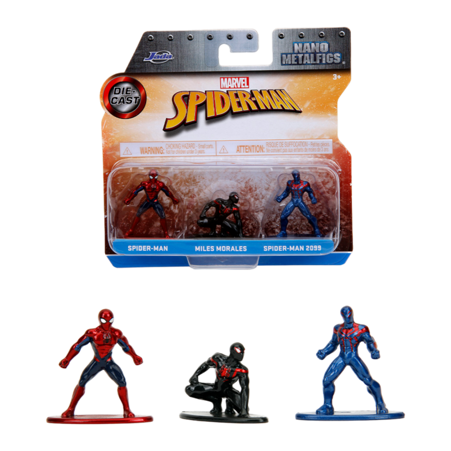 Spider-Man - Nano MetalFig 3-Pack