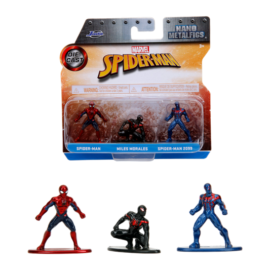 Spider-Man - Nano MetalFig 3-Pack