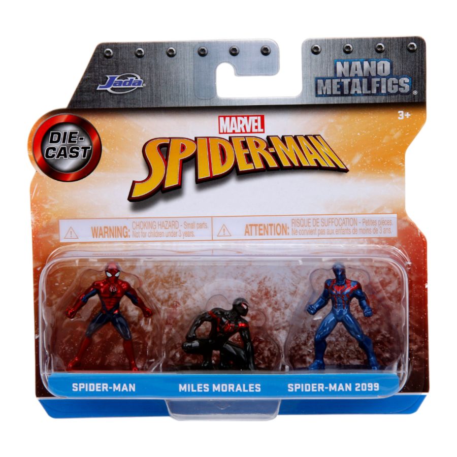 Spider-Man - Nano MetalFig 3-Pack