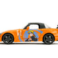 Naruto - 2001 Honda S2000 (with Naruto Figure) 1:24 Scale Diecast Vehicle Set