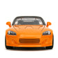 Naruto - 2001 Honda S2000 (with Naruto Figure) 1:24 Scale Diecast Vehicle Set