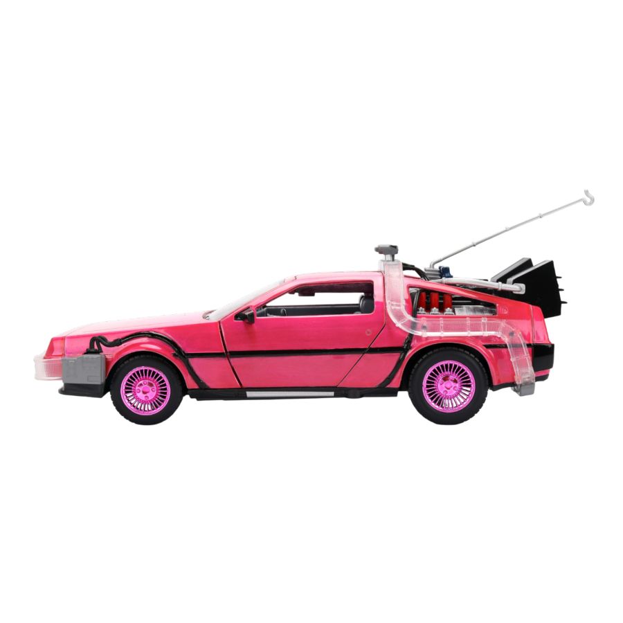 Pink Slips - Delorean (Pink) 1:24 Scale Diecast Vehicle | Ozzie