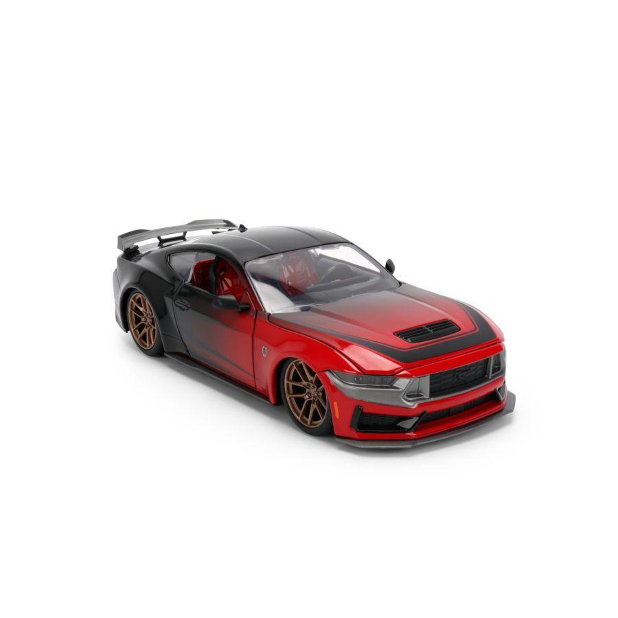 Pink Slips - 1:24 2024 Ford Mustang Dark Horse (Red & Black) Edition Diecast Vehicle