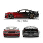 Pink Slips - 1:24 2024 Ford Mustang Dark Horse (Red & Black) Edition Diecast Vehicle