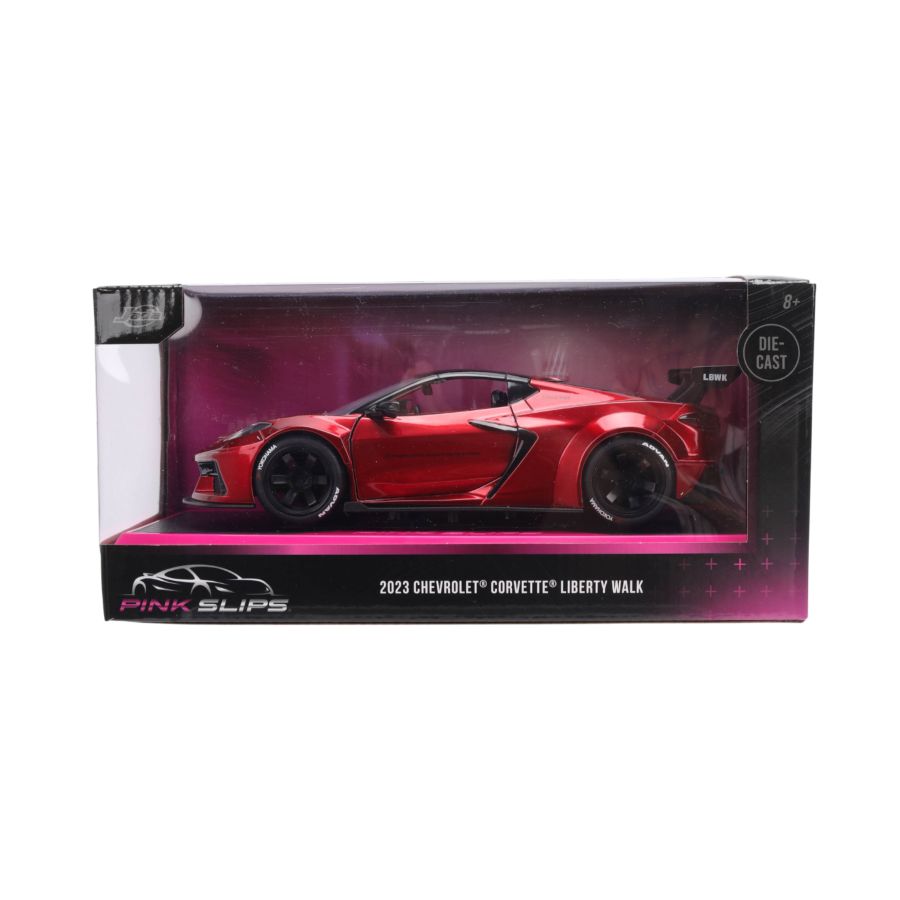 Pink Slips - 2024 Corvette C8 Liberty Walk 1:24 Scale Diecast Vehicle