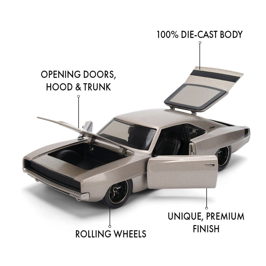 Pink Slips - 1970 Dodge Charger Wide Body 1:24 Scale Diecast Vehicle