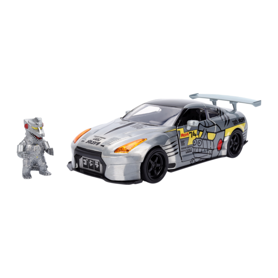 Godzilla - 2009 Nissan GT-R R35 Ben Sopra 1:24 Scale Diecast Vehicle (with Figure)