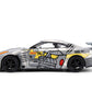 Godzilla - 2009 Nissan GT-R R35 Ben Sopra 1:24 Scale Diecast Vehicle (with Figure)