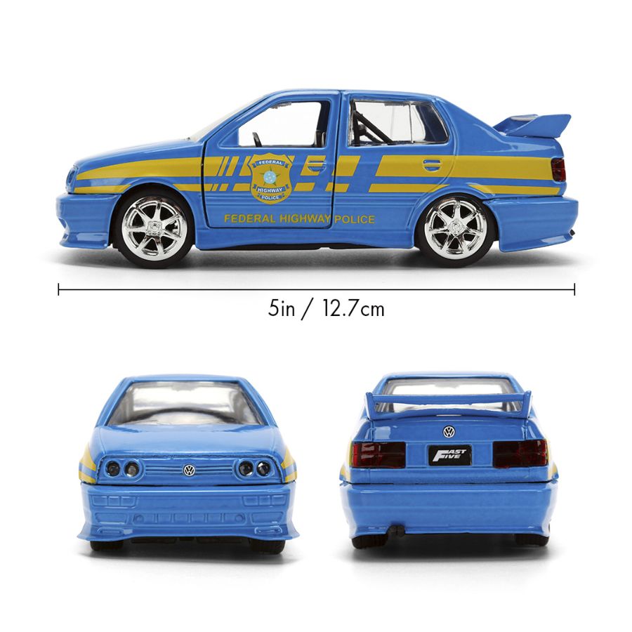 Fast & Furious - 1995 Volkswagen Jetta Police 1:32 Scale Diecast Vehicle