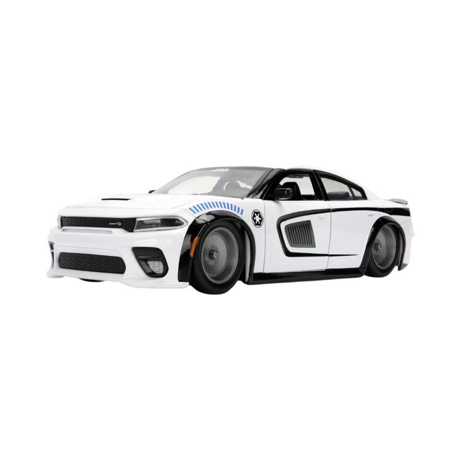 Star Wars - 1:24 2021 Dodge Charger Diecast Vehicle w/Storm Trooper