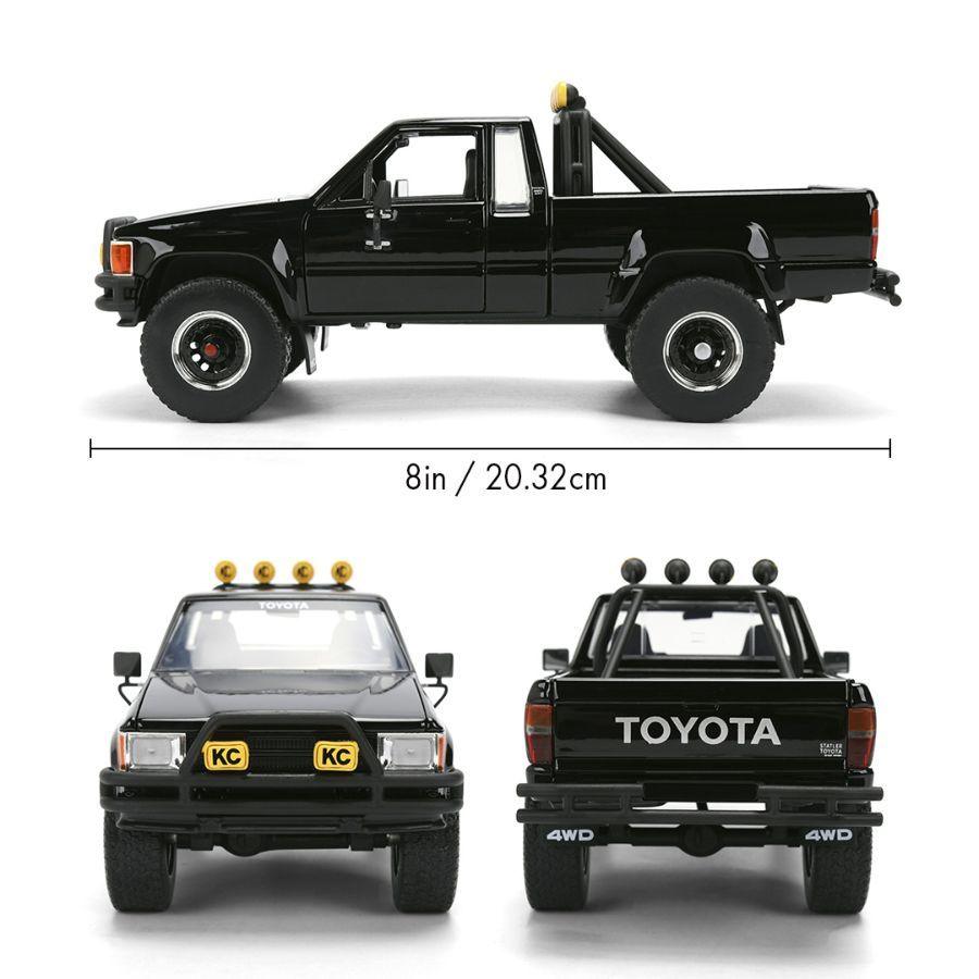 Back to the Future - 1:24 1985 Toyota SR5 Pickup Truck with Marty's Skateboard Diecast Vehicle